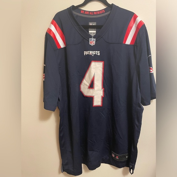 NIKE-Bailey Zappe ,Navy ,New England Patriots Game Player Jersey - Picture 2 of 5